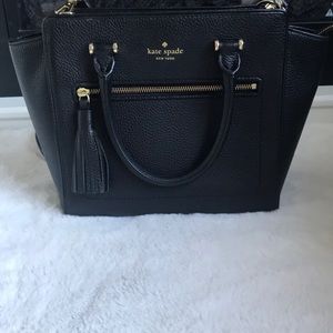 Kate Spade black handbag great pre loved condition.